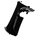 CARENAGE/TABLIER AV SCOOT ADAPTABLE MBK 50 OVETTO 2008>/YAMAHA 50 NEOS 2008> NOIR BRILLANT DROIT (INFERIEUR, PARE-BOUE)  -P2R-