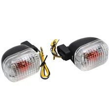 CLIGNOTANT SCOOT ADAPTABLE PEUGEOT 50 TKR, TREKKER, SQUAB AR TRANSPARENT/NOIR (PAIRE) **  -REPLAY-