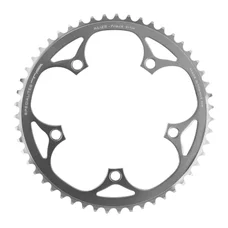 CHAINRING FOR TRACK BIKE 5 ARMS - Ø130 TA 51 Teeth- SILVER ALU 7075 FOR CHAIN 3.17mm (1"1/8)