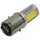 AMPOULE/LAMPE A LED 12V  3,5W CULOT BA20d 156 LUMENS ECLAIRAGE BLANC (PROJECTEUR) (VENDU A L'UNITE)  -P2R-