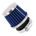 AIR FILTER REPLAY KN SMALL FD CHROME/BLUE STRAIGHT FIXING Ø 35/28