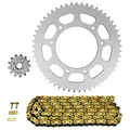 CHAIN AND SPROCKET KIT FOR DERBI 50 SENDA R DRD 2002>2005  420  13x53  (REAR SPROCKET Ø 102/125/8.5)  (OEM SPECIFICATIONS)  -AFAM-