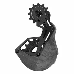 CHAPE DERAILLEUR AERO-WING OPW TRIPEAK 12-18 DENTS 12/11x2V. SHIMANO DURA-ACE R9200/R9100 / ULTEGRA R8100/8000 NOIR CARBONE (GARANTIE 4 ans)