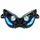 DOUBLE OPTIQUE SCOOT REPLAY RR8 POUR MBK 50 NITRO 1997>2012/YAMAHA 50 AEROX 1997>2012 NOIR AVEC LEDS BLEU