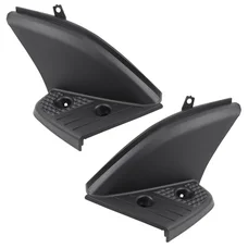 CARENAGE/MARCHE PIED PASSAGER SCOOT ADAPTABLE MBK 50 STUNT/YAMAHA 50 SLIDER NOIR (OEM: 5JH-F171E-00/5JH-F171X-00) (PAIRE)  -P2R-