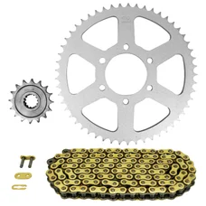 KIT CHAINE ADAPTABLE SUZUKI 125 DR S 1985>1994  428  16x53  (DIAM COURONNE 64/84/8.5)  (DEMULTIPLICATION ORIGINE)  -AFAM-