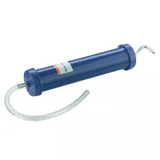 SYRINGE FOR OIL - PRESSOL - STEEL WITH BLUE PLASTIC CAP 500ml (SOLD PER UNIT)