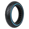 PNEU TROTTINETTE PLEIN  8.5 X 2.00 NOIR LISERET BLEU / NOIR- LARGEUR INTERIEUR 36 mm (POUR CECOTEC BONGO SERIE A, CECOTEC BONGO SERIE A+ CONNECTED, CECOTEC BONGO SERIE A CONNECTED, CECOTEC OUTSIDER)