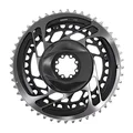 PLATEAU ROUTE DIRECT MOUNT POUR SRAM ORIGINE 46/33DTS INTERIEUR+EXTERIEUR RED 2x12V. ALU NOIR