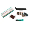 REPAIR KIT -  FOR BICYCLE INNER TUBE- TIP TOP TT05 IN BOX  (2 PATCHS F0 15mm + 1 F1 25mm + 1 F2 45x15mm+ 1  F2 Blue reinf + GLUE 5g + SANDING PAPER + 2 TYRE LEVERS) WITH USER MANUAL