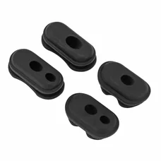 SUPPORT/PASSE CABLE TROTTINETTE POUR XIAOMI M365, ESSENTIAL, 1S, PRO, PRO 2, MI 3 SILICONE NOIR (VENDU PAR 4)  -P2R-