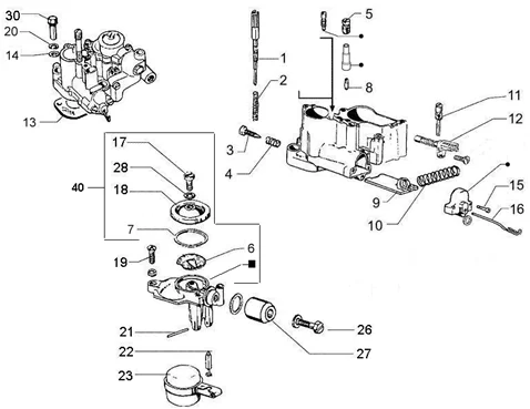 Composants de carburateur