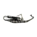 POT SCOOT YASUNI R VERNI POUR PEUGEOT 50 LUDIX H2O, VIVACITY 2008>, KISBEE 2T, SPEEDFIGHT 3 2T (SILENCIEUX NOIR)  -TUB225B-