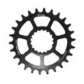 PLATEAU VTT DIRECT MOUNT POUR CANNONDALE Ai TA ONE C55 26DTS COMPATIBLE FSA TA 10/11/12V. NOIR (DEPORT 6mm)