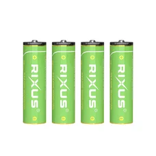 PILE RECHARGEABLE LR6 1.5V RIXUS LITHIUM-ION AA 3000 mWh (VENDU PAR 4) INCLUS CABLE USB-C - RXAA05