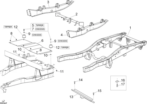 Châssis/caisse arrière