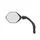 RETROVISEUR VELO GAUCHE COOLRIDE TETE HEXAGONALE ROTATIVE, ORIENTABLE A 180° MIROIR XXL NOIR (FIXATION COLLIER)