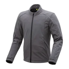 BLOUSON MOTO PRINTEMPS/ETE HOMME TUCANO OVETTO SOFTSHELL GRIS FONCE RESPIRANT, DEPERLANT, COUPE-VENT TAILLE  M  CERTIFIE CE-CLASSE A (SELON LA DIRECTIVE EN17092-2020)