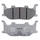 PLAQUETTE DE FREIN NISSIN POUR ITALJET 125-250 JUPITER 2002> AV / MBK 250 SKYLINER 2000>2008 AV / YAMAHA 500 TMAX 2004>2007 AV  (2P-233NS)
 (SEMI METAL)