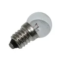 AMPOULE/LAMPE VELO 6V  2,4W  CULOT E-10 GRAISSEUR BLANC A VISSER (FEU DE POSITION AVANT) (VENDU A L UNITE)  -FLOSSER-