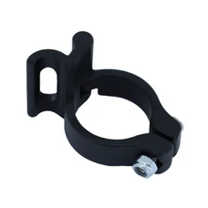 FRONT DERAILLEUR CLAMP- NEWTON -ALUMINIUM  BLACK Ø . 28,6
