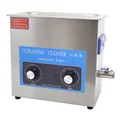 NETTOYEUR/BAC ULTRASONS PROFESSIONNEL ANALOGIQUE  6,5L 180 WATTS AVEC VANNE DE VIDANGE (300x155x150mm) (QUALITE PREMIUM)