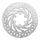 REAR BRAKE DISC  "PIAGGIO GENUINE PART" 50 GILERA SMT, RCR 2011>/APRILIA 50 SX, RX 2011>, 50-125 RS4 2011> ARRIERE (Ø218 - 6 HOLES)  -866115-