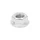 HEX FLANGED NUT -  M8 Steel  (10 IN BAG).  -SELECTION P2R-