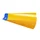 PLASTIC STRIP FOR BLANK TOP'PLAQ LICENSE PLATE (YELLOW-MOTORBIKE FORMAT 275X75) EUROPE - (SET OF 10)