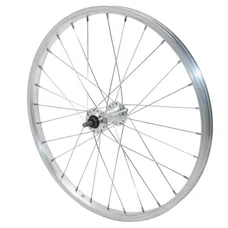 WHEEL FOR MTB- 20" FRONT -ALUMINIUM- -ALUMINIUM HUB - SOLID SPINDLE- (SOLD WITH NUT 9X100)
