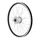 ROUE VTT 20" ER10 AVANT ALU NOIRE MOYEU SHIMANO DYNAMO AXE PLEIN DH-C3000 6V/3W JANTE 19C (POUR ECLAIRAGE AVANT ET ARRIERE) - COMPATIBLE V-BRAKE