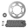 KIT CHAINE ADAPTABLE KAWASAKI 125 Z125 2019>2024  428  16x56  (DEMULTIPLICATION ORIGINE)  -SUPERSPROX-