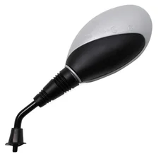 RETROVISEUR ADAPTABLE KEEWAY 50 FOCUS, HURRICANE, 125 F-ACT, FOCUS / MBK 125 DOODO / YAMAHA 125 TEOS  GRIS/NOIR GAUCHE M8/125 (HOMOLOGUE CE)  -VICMA-