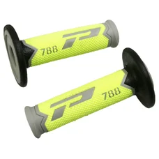 GRIP- PROGRIP OFF ROAD 788 TRIPLE DENSITY SPECIAL EDITION  FLUO GREY/YELLOW FLUO/BLACK 115mm (PAIR) (CROSS/MX)