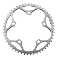 PLATEAU ROUTE 5BRA D.130 STRONGLIGHT 51DTS EXTERIEUR ARGENT ALU 7075 TYPE SHIMANO  9/10V.