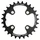 CHAINRING FOR MTB 27T.  Ø64 2X10 "INNER" BLACK STRONGLIGHT -4 ARMS- SRAM XO+SHIMANO (EXCEPT XT/XTR) NON THREADED - thickness 3,5mm