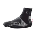 CYCLING SHOE COVER- FOR WINTER MTB - CHIBA WATERPROOF - BLACK - EURO 39-40 (ZIP + VELCRO) (PAIR)