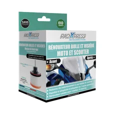 MECACYL PADXPRESS - RENOVATOR FOR VISORS, WINDSCREEN - With plate for polisher Ø 80 mm (Sold per unit)