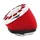 AIR FILTER MALOSSI E14 PHBL CHROME/ FOAM RED/ ELBOW FIXING 30- Ø 38