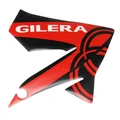 AUTOCOLLANT/STICKER/DECOR AILE AVANT DROITE ORIGINE PIAGGIO 50 GILERA SMT/RCR 2013> ROUGE  -2H000004-