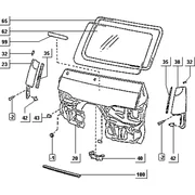 Panneau AV. et Pare-brise