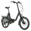 VELO ELECTRIQUE/VAE PLIANT CITY 20 LEADER FOX HARLAN MIXTE NOIR 8V MOTEUR CENTRAL BAFANG M300 36V 80Nm BATTERIE 14Ah