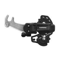 DERAILLEUR-REAR-FOR MTB - SHIMANO TY200  6/7 SPEED. Bracket mount / FOR SINGLE