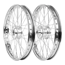 JANTE/ROUE CYCLO 17" 1,5x17 A RAYON POUR PEUGEOT 103 SP, MVL 36 TROUS (COMPLETE) (PAIRE) -SELECTION P2R