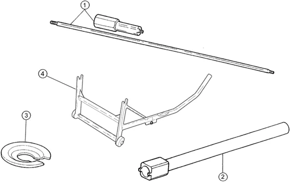 Outillage spéc.-fourche