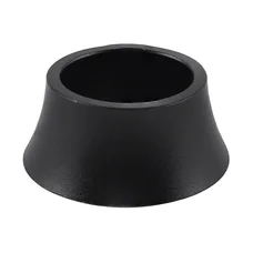 CONICAL SPACER - ERGOTEC ALUMINIUM BLACK - For MTB fork legs 1 1/8  20 mm