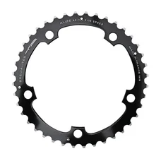 CHAINRING FOR ROAD BIKE- 5 Arms- 42T.Ø 130 MIDDLE- ALUMINIUM BLACK- 7075 TA ALIZE   (SHIMANO TYPE)8/9/10 Speed