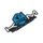 AUTOCOLLANT/STICKER KRM PRO RIDE 80x40 mm BLEU (VENDU A L'UNITE)