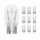 AMPOULE/LAMPE STANDARD 12V 21/5W CULOT W3x16D NORME W21/5W T20 WEDGE BLANC (COMPTEUR ET CLIGNOTANTS)  (BOITE DE 10)  -FLOSSER-