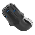 FILTRE A AIR POLINI BLUE AIR BOX PHBG ETANCHE FIXATION COUDEE 90° DIAM 32 (203.0095)